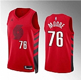 Men's Portland Trail Blazers #76 Taze Moore Red Statement Edition Stitched Basketball Jersey Dzhi,baseball caps,new era cap wholesale,wholesale hats